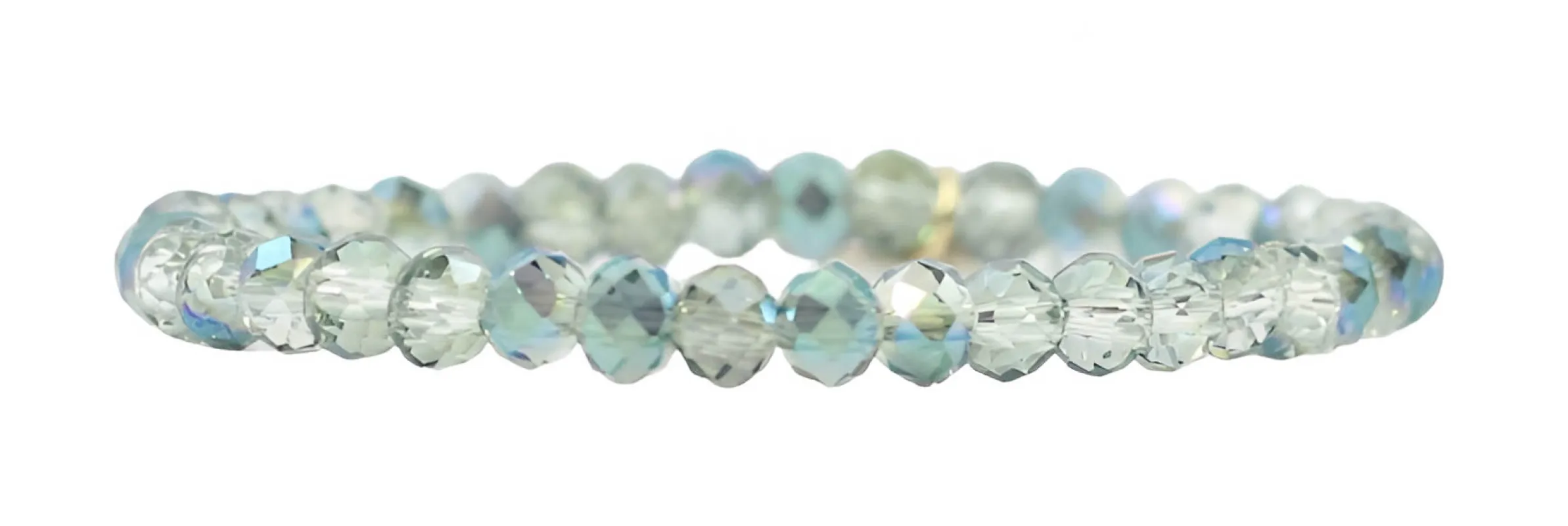 Stacker Stretch Bracelet - Sky Crystal sold by Bourbon and Bowties