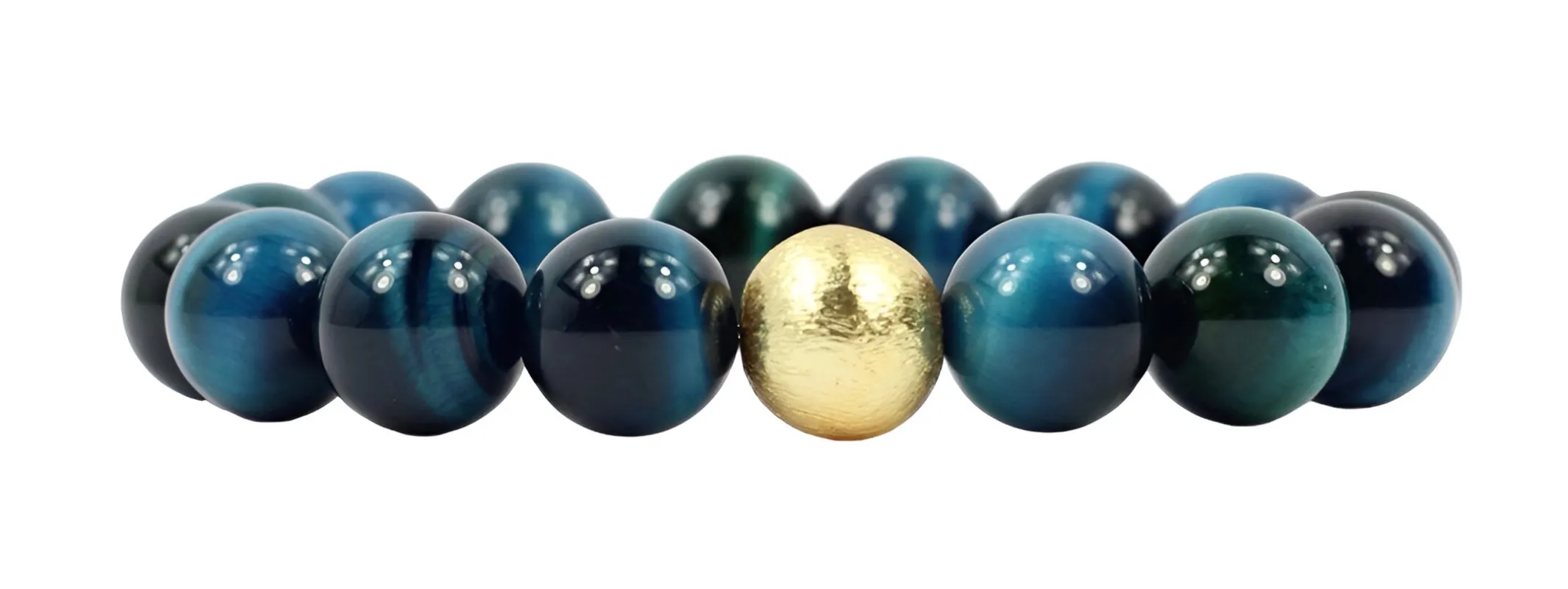 Kendley - Teal Tigers Eye sold by Bourbon and Bowties