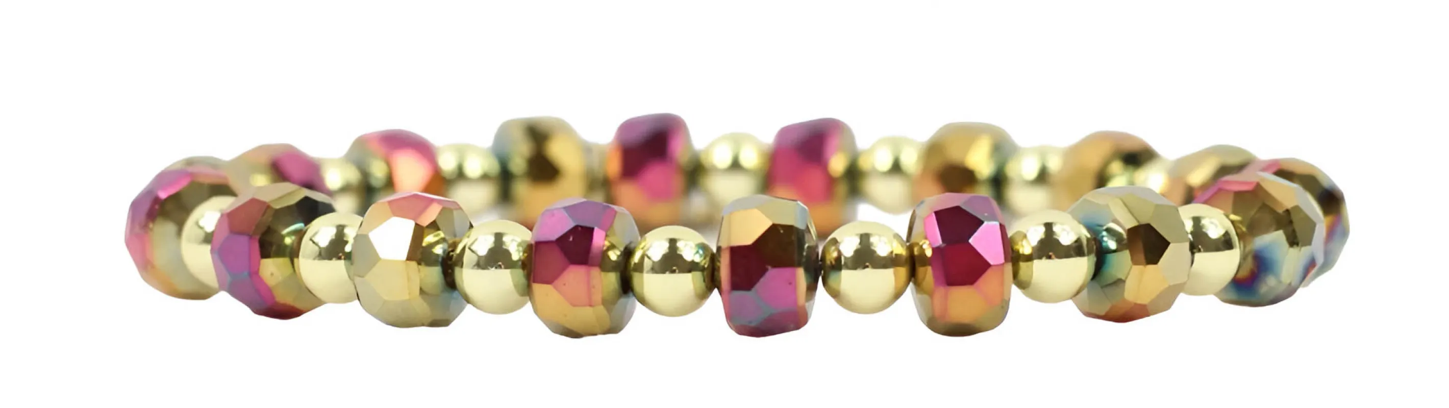 Annie Stretch Bracelet - Golden Rose sold by Bourbon and Bowties