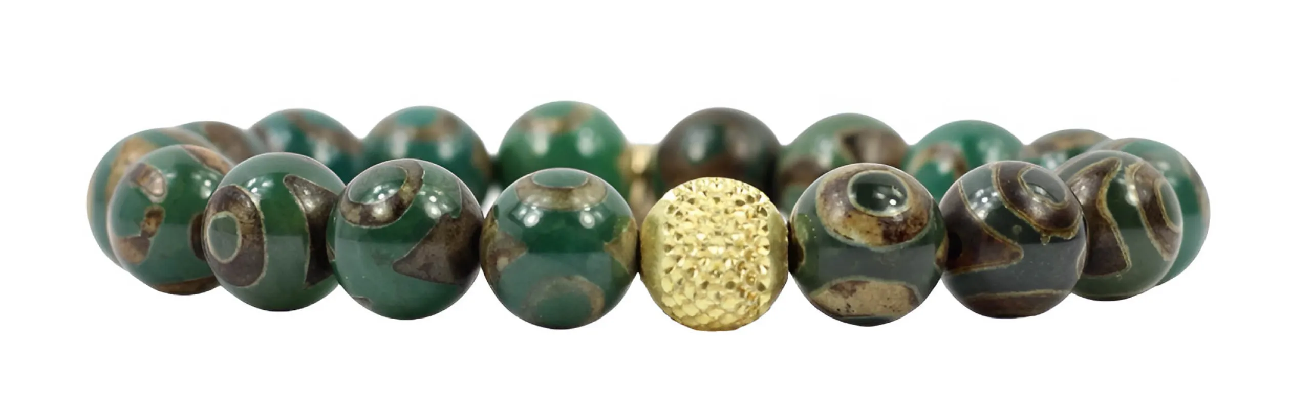 Shelby Stretch Bracelet - Forest Jasper sold by Bourbon and Bowties