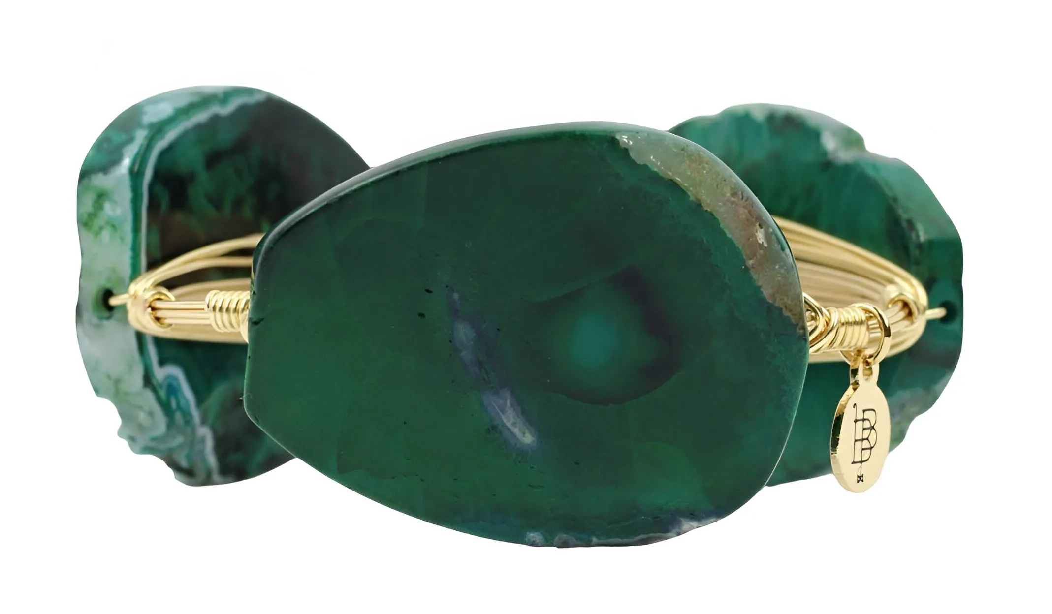 Royal Green Bangle Bracelet sold by Bourbon and Bowties product image thumbnail 2