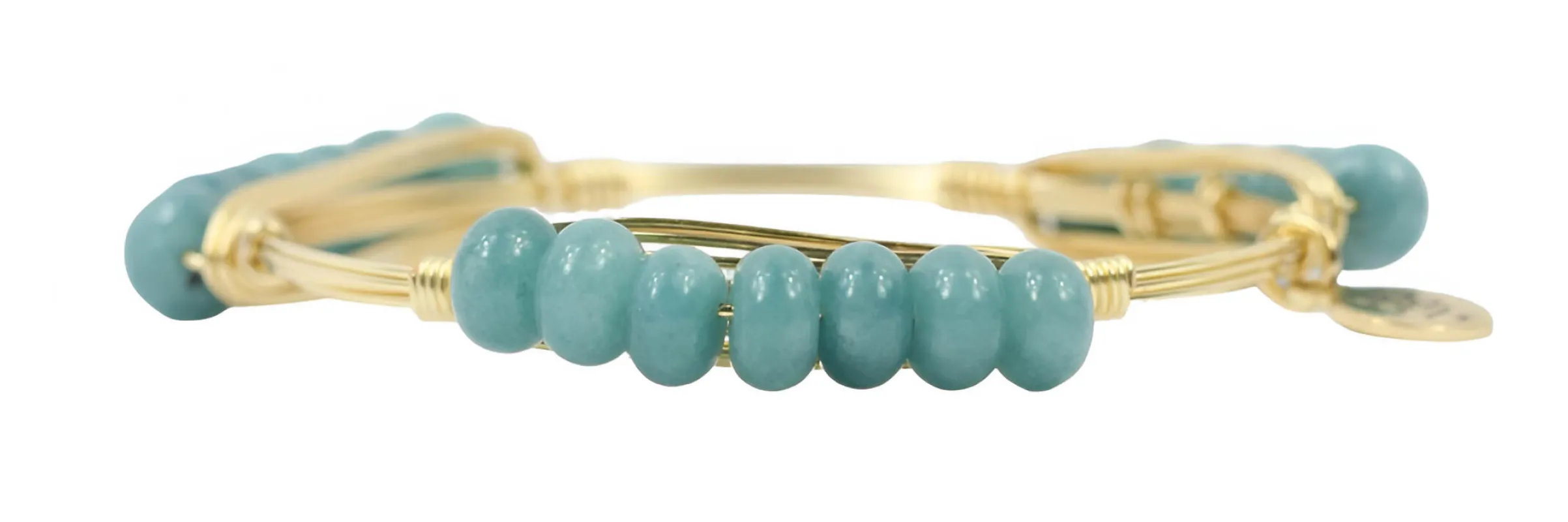 Steel Blue Millie Bangle Bracelet sold by Bourbon and Bowties