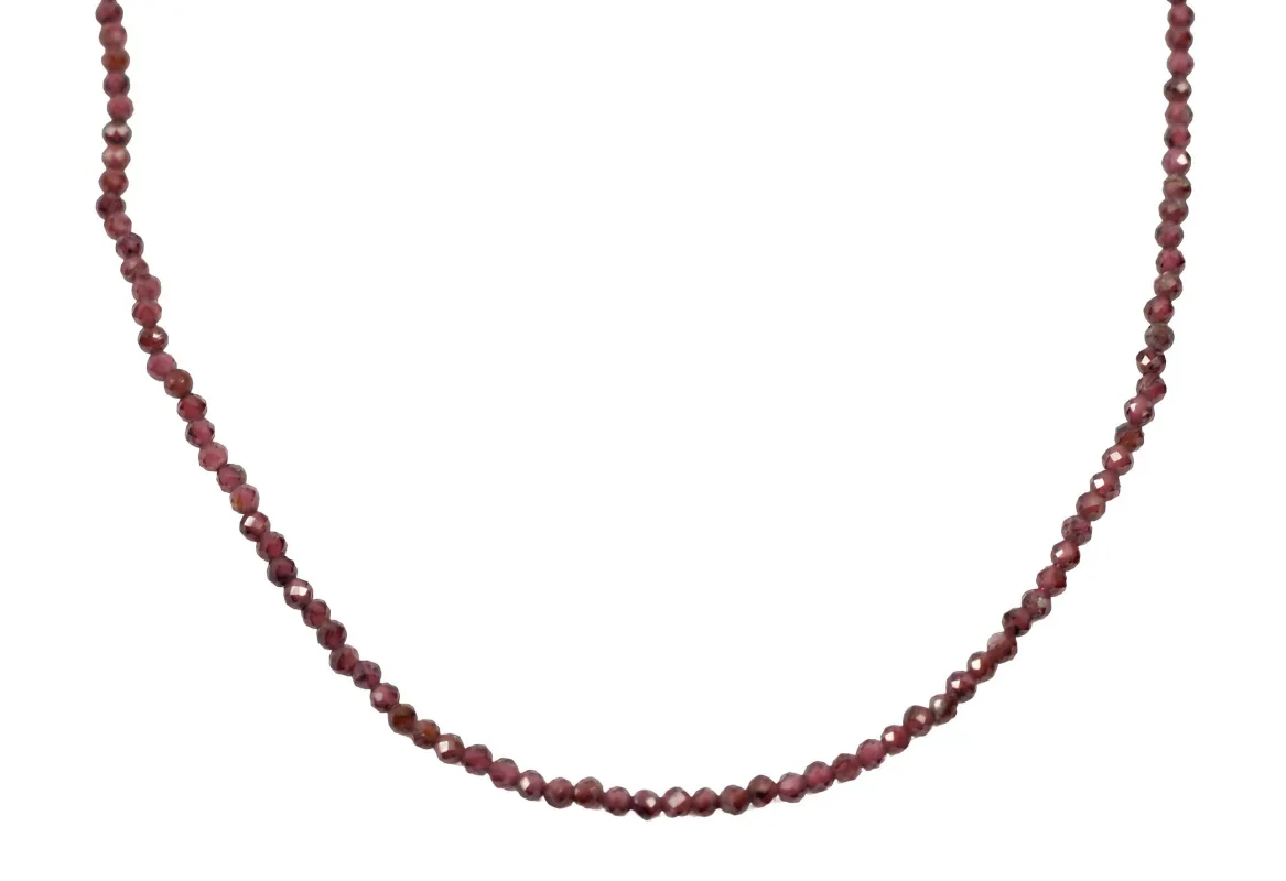 The Monroe Necklace - Plum sold by Bourbon and Bowties
