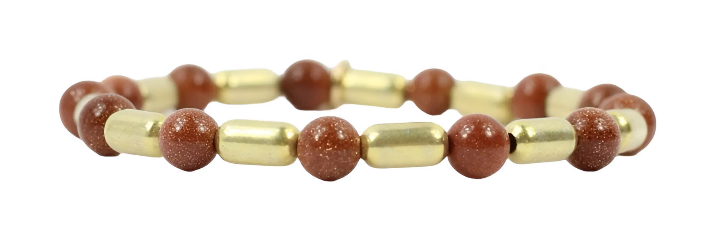 Annie Stretch Bracelet - Pumpkin Spice sold by Bourbon and Bowties