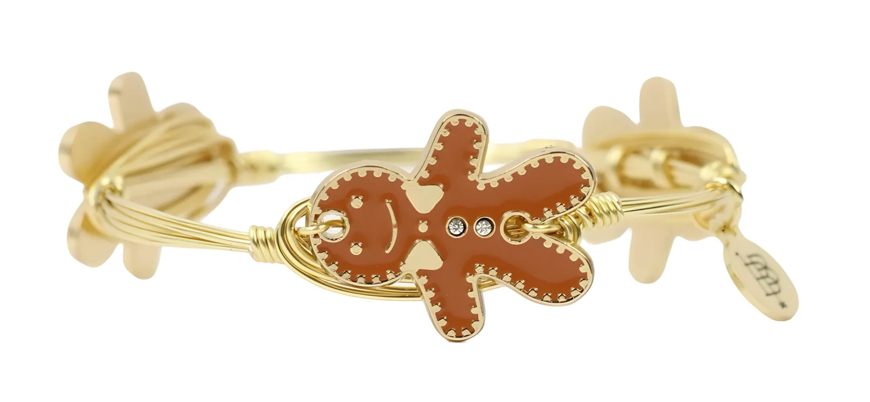 The Gingerbread Man Bangle sold by Bourbon and Bowties