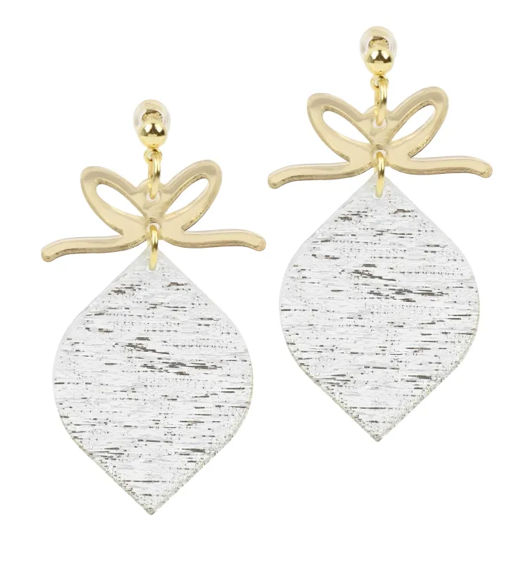 The Ornament Earring - Silver sold by Bourbon and Bowties