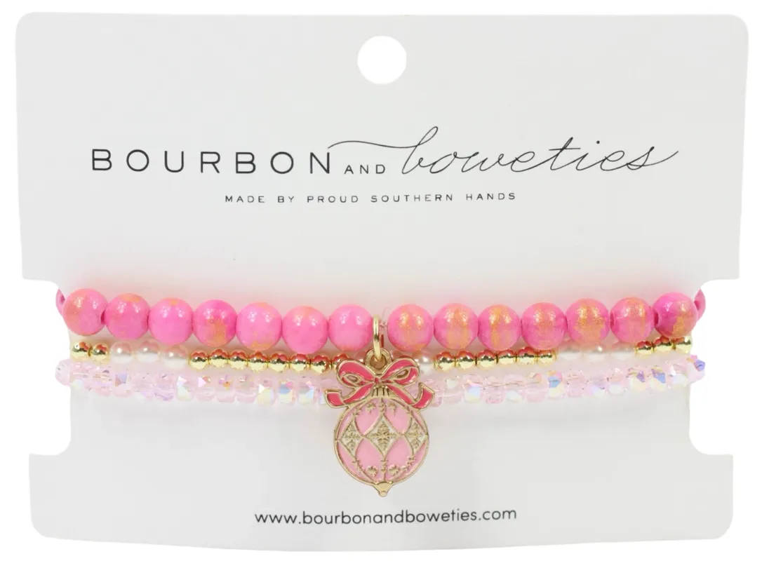 The Eloise Stretchy Stack - Pink sold by Bourbon and Bowties