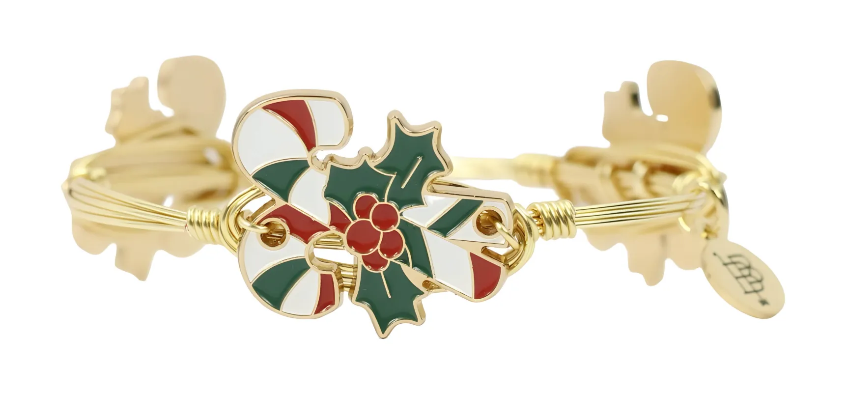 The Candy Cane Bangle - Red sold by Bourbon and Bowties