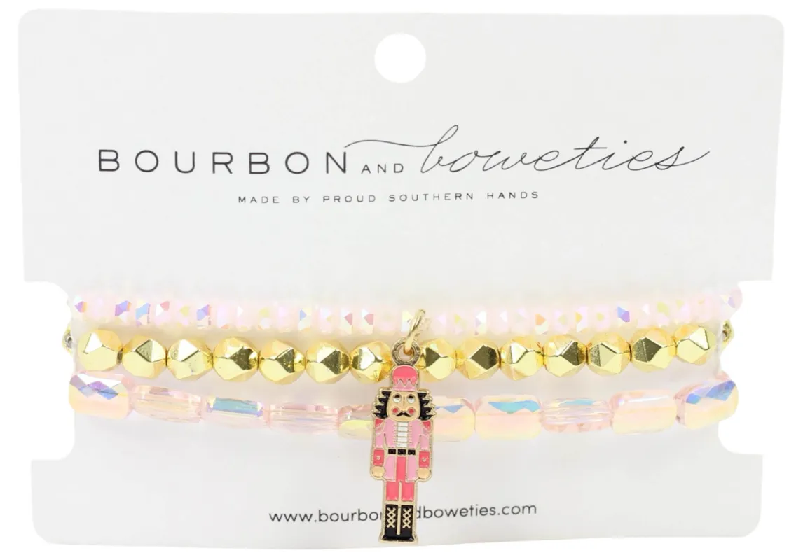 The Nutcracker Stretchy Stack - Pink sold by Bourbon and Bowties