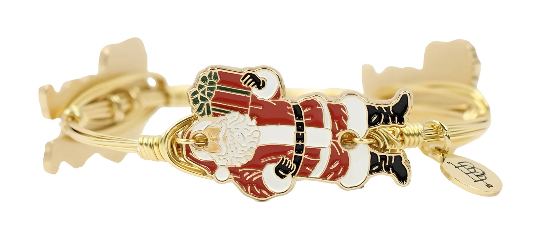 Mr. Claus Bangle Bracelet sold by Bourbon and Bowties