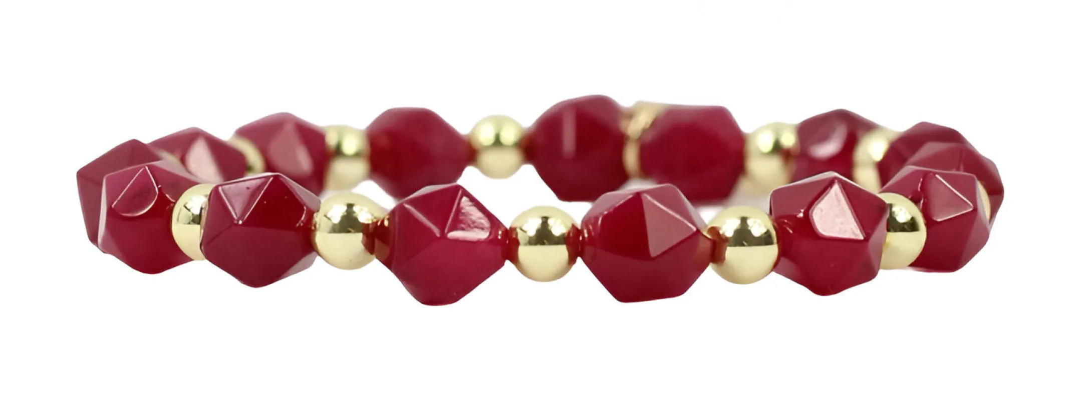 Annie Stretch Bracelet - Holly Berry sold by Bourbon and Bowties