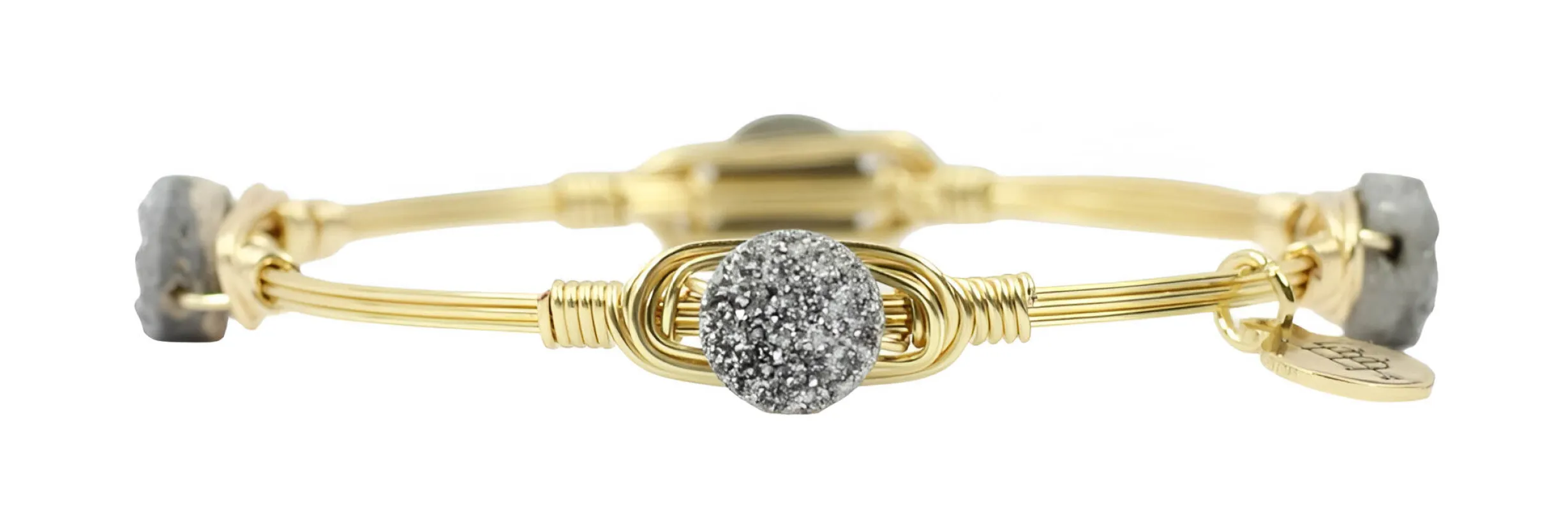 Winter Glam Bangle Bracelet sold by Bourbon and Bowties