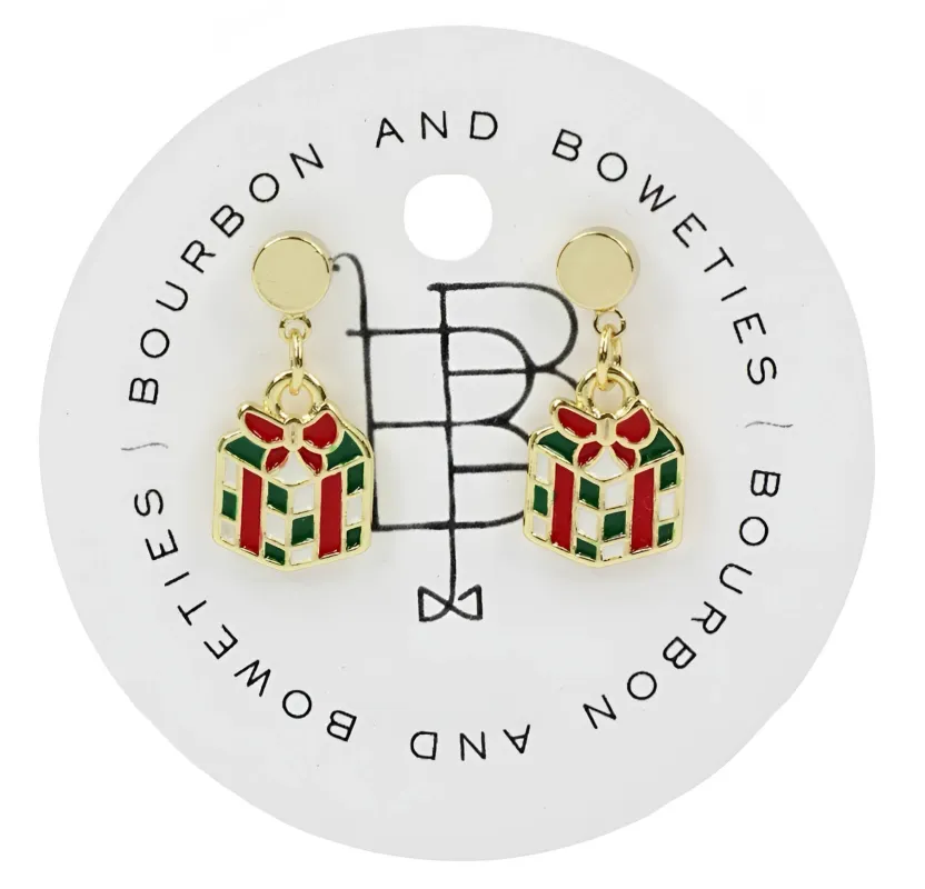 Christmas Gift Earring sold by Bourbon and Bowties