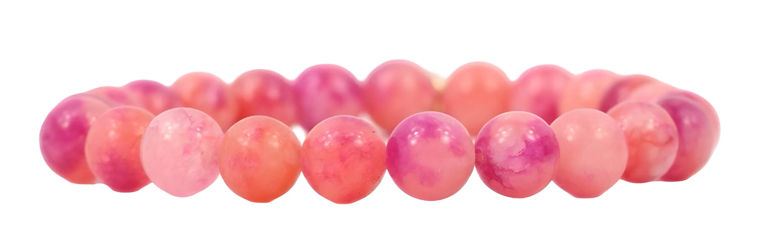 Stacker Stretch Bracelet - Pink Tie Dye sold by Bourbon and Bowties
