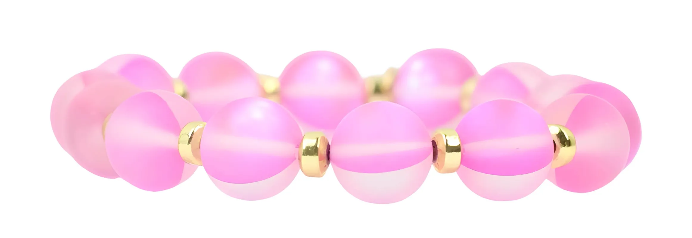 Shelby Stretch Bracelet - Pink Glow sold by Bourbon and Bowties