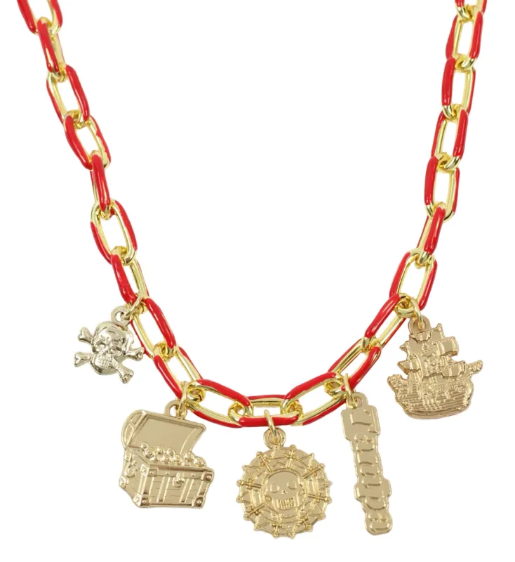 The Tampa Charm Necklace - Red sold by Bourbon and Bowties