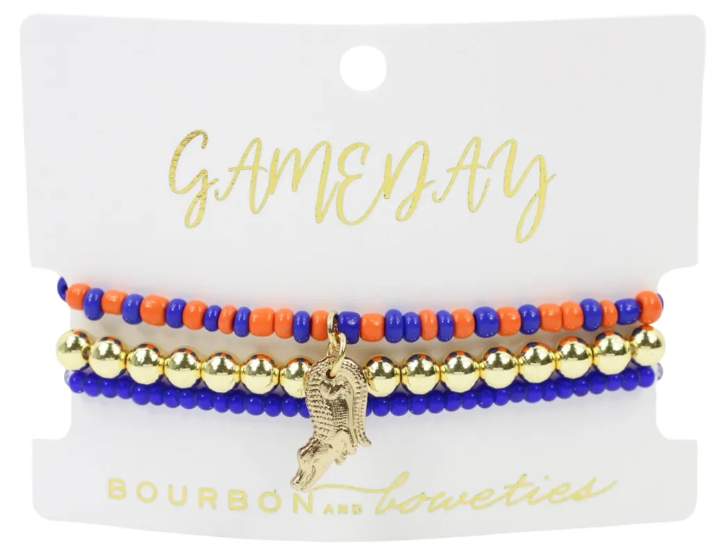 Gameday Stretchy Stack - Gator sold by Bourbon and Bowties