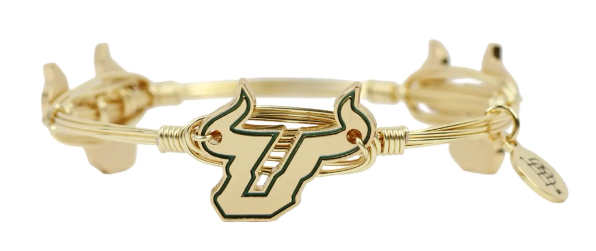 The USF Bulls Bangle Bracelet sold by Bourbon and Bowties