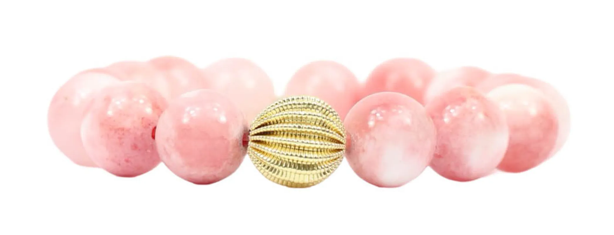 Kendley Stretch Bracelet 19 - Coral Clouds sold by Bourbon and Bowties