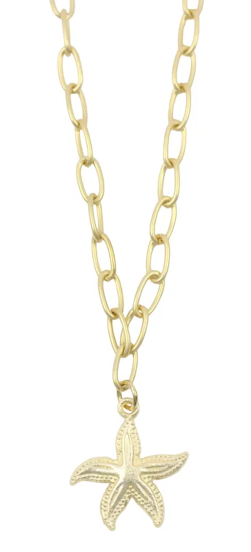 The Starfish Necklace sold by Bourbon and Bowties