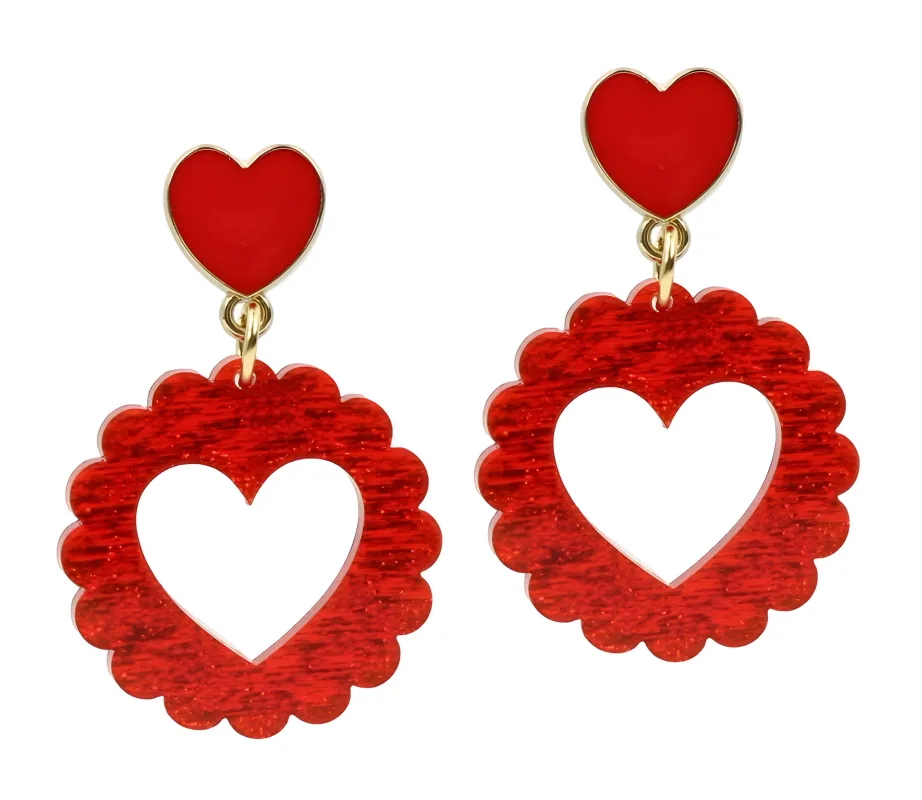 The Cupid Earring sold by Bourbon and Bowties