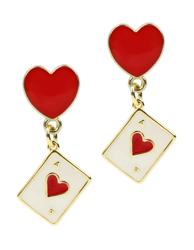 Ace Earring sold by Bourbon and Bowties