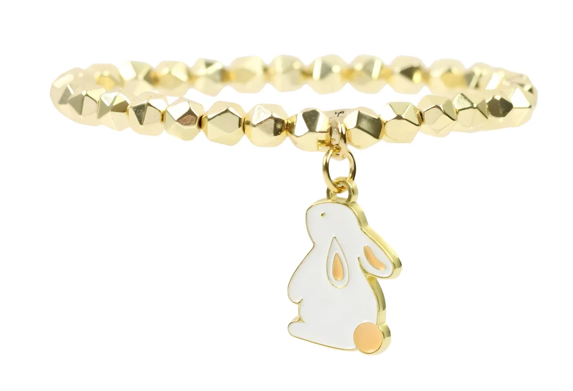 Stacker Stretch Bracelet - Bunny sold by Bourbon and Bowties