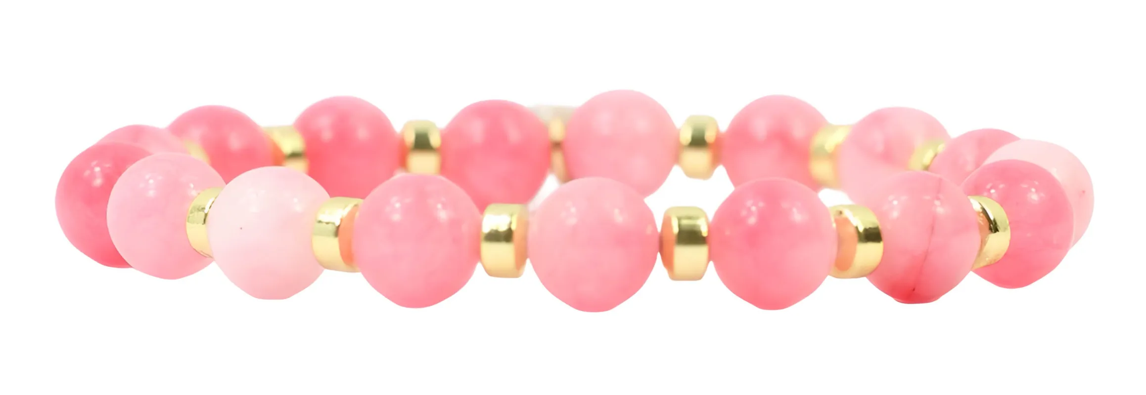 Annie Stacker Bracelet - Strawberry Pink sold by Bourbon and Bowties