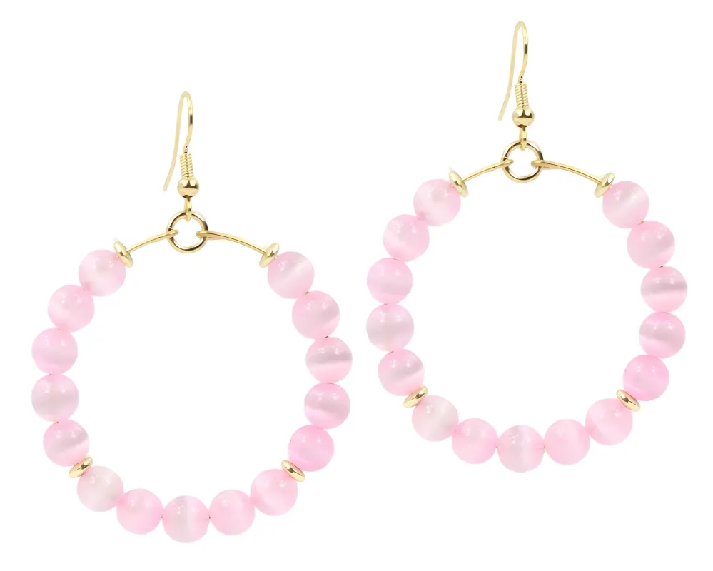 The Chloe Earring - Ballet Pink sold by Bourbon and Bowties