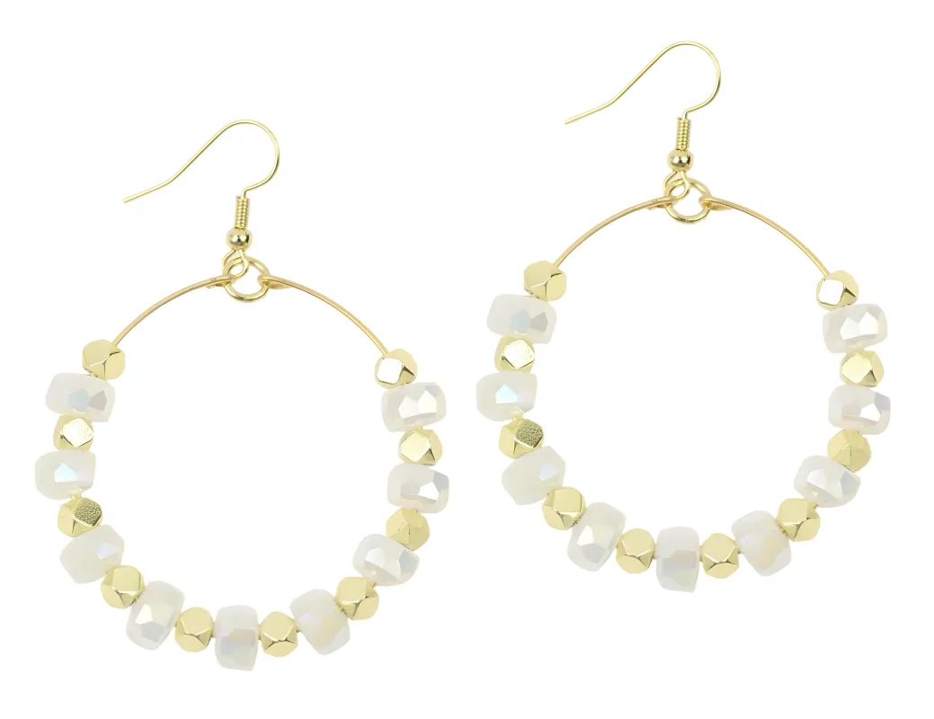 The Chloe Earring - Frost sold by Bourbon and Bowties