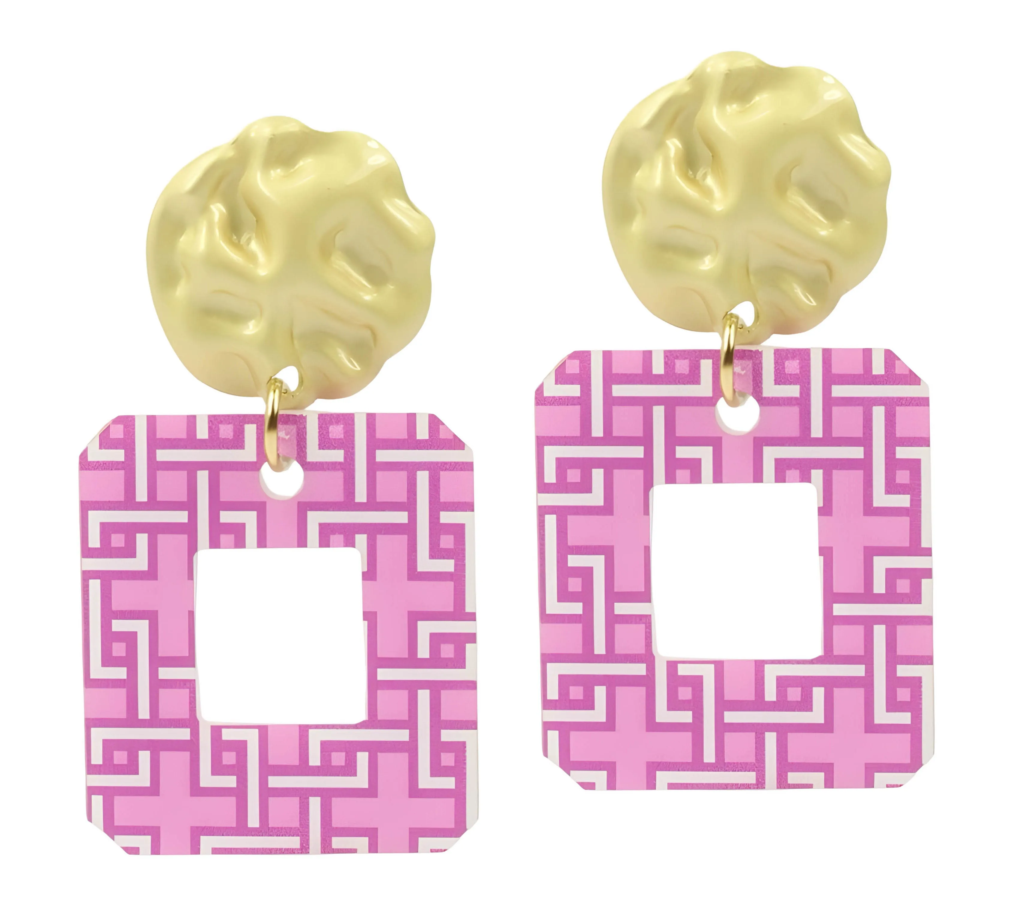The Suzie Earring - Palm Beach sold by Bourbon and Bowties
