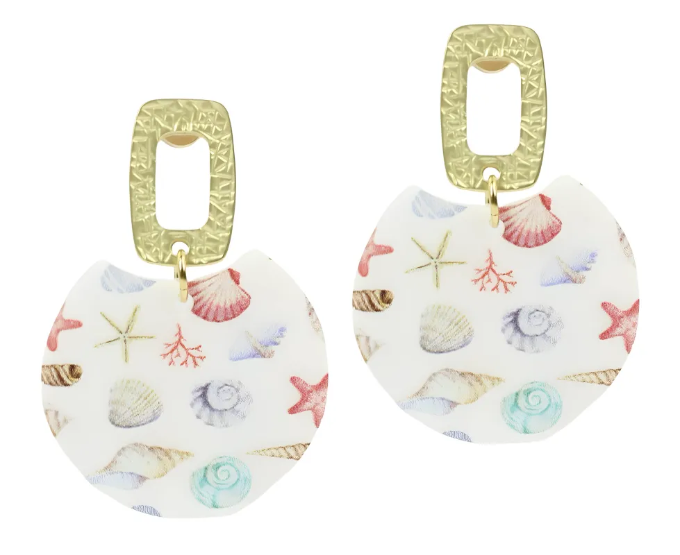 The Leighton Earring - Seaside sold by Bourbon and Bowties