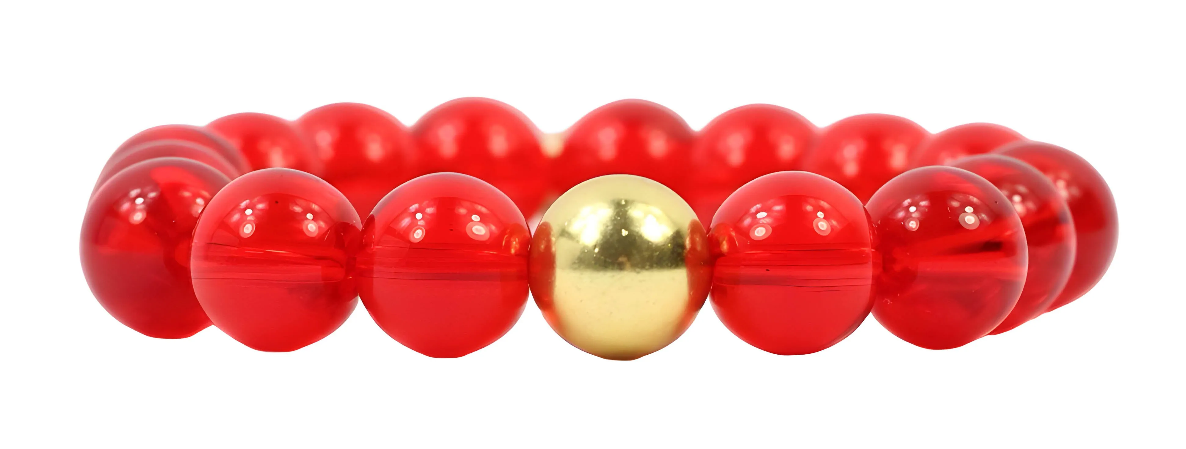 Kendley Stretch Bracelet - Candy Red sold by Bourbon and Bowties