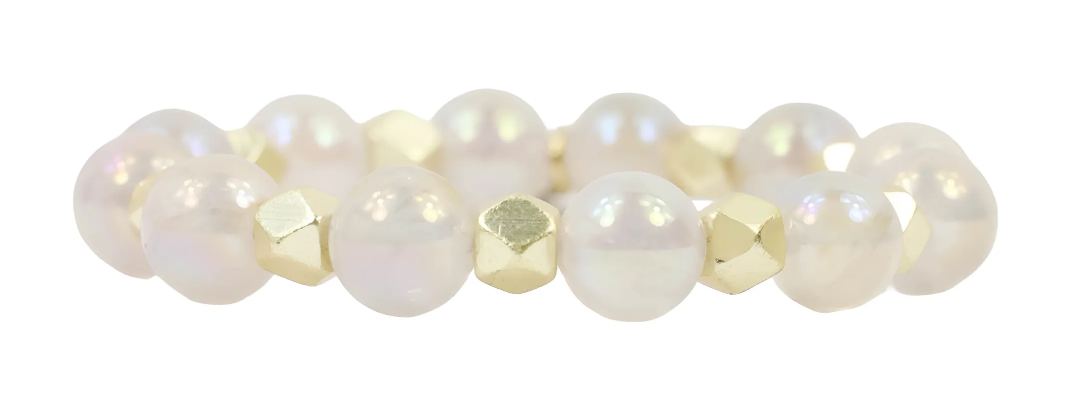 Shelby Stretch Bracelet - Opalite sold by Bourbon and Bowties
