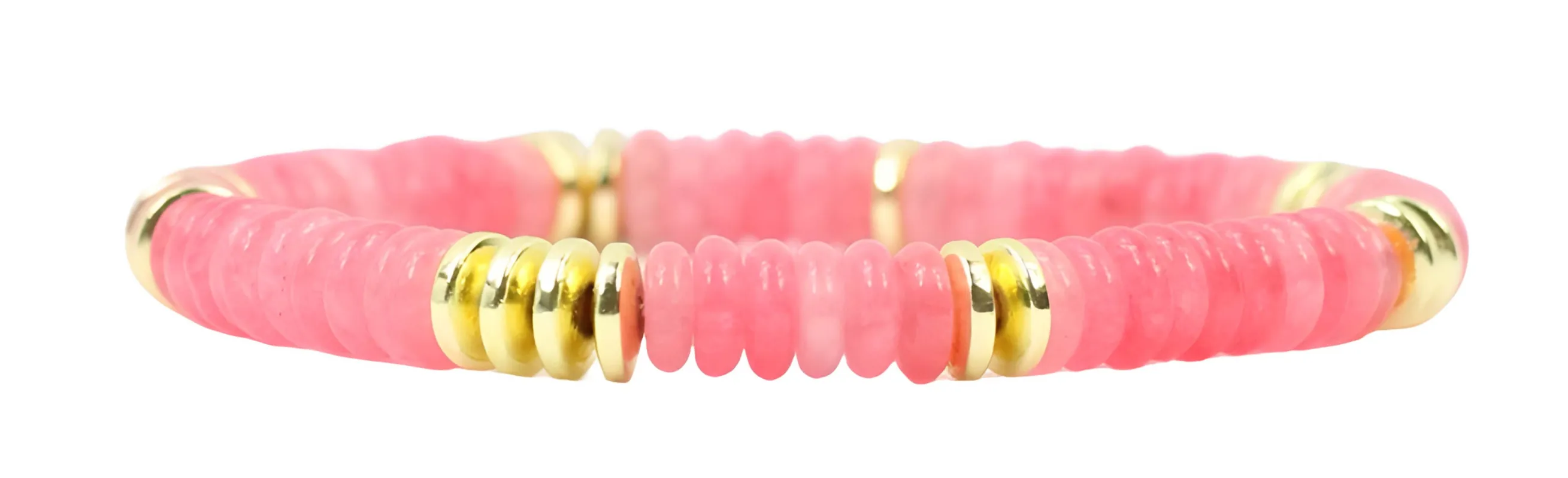Annie Stretch Bracelet - Strawberry Slice made by Bourbon and Bowties