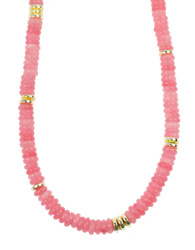 Bimini Necklace - Pink sold by Bourbon and Bowties
