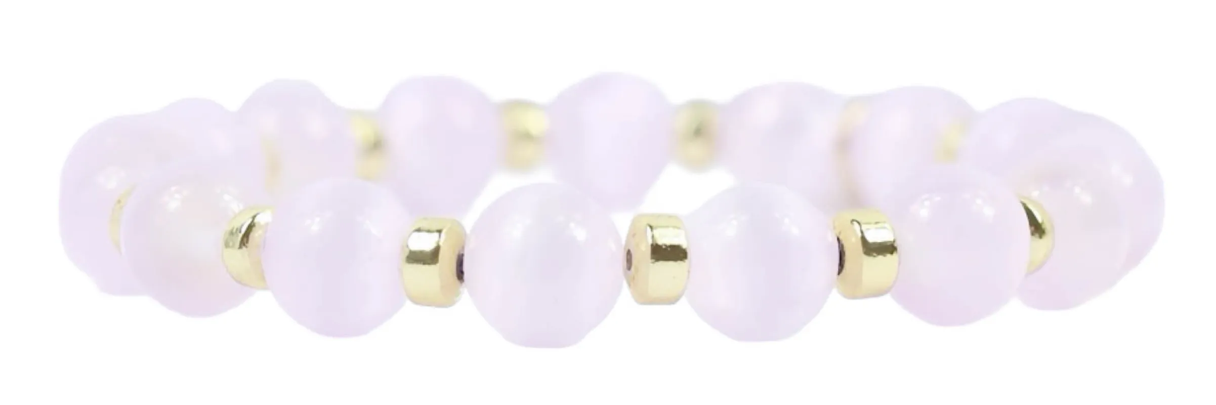Annie Stretch Bracelet - Lavender Haze made by Bourbon and Bowties