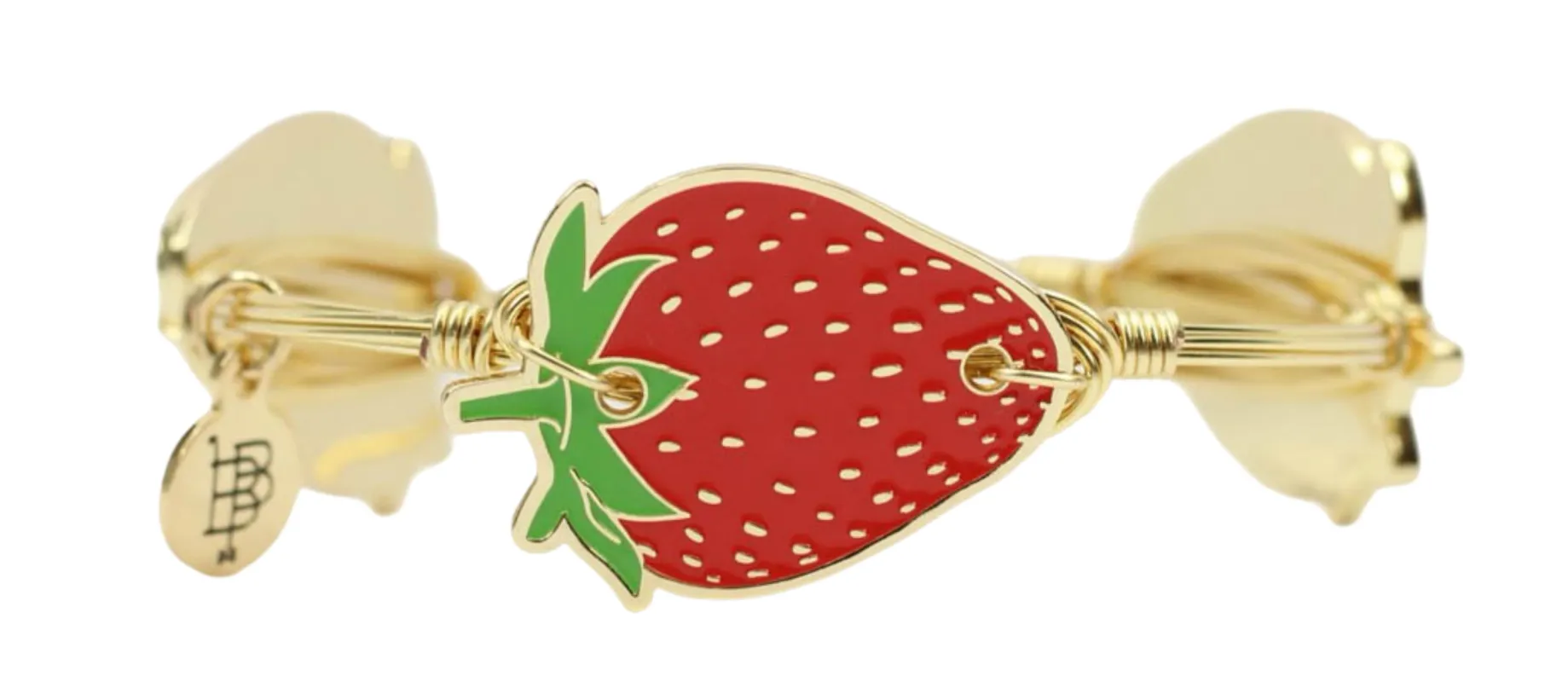 The Strawberry Bangle Bracelet - Fresh Picked sold by Bourbon and Bowties