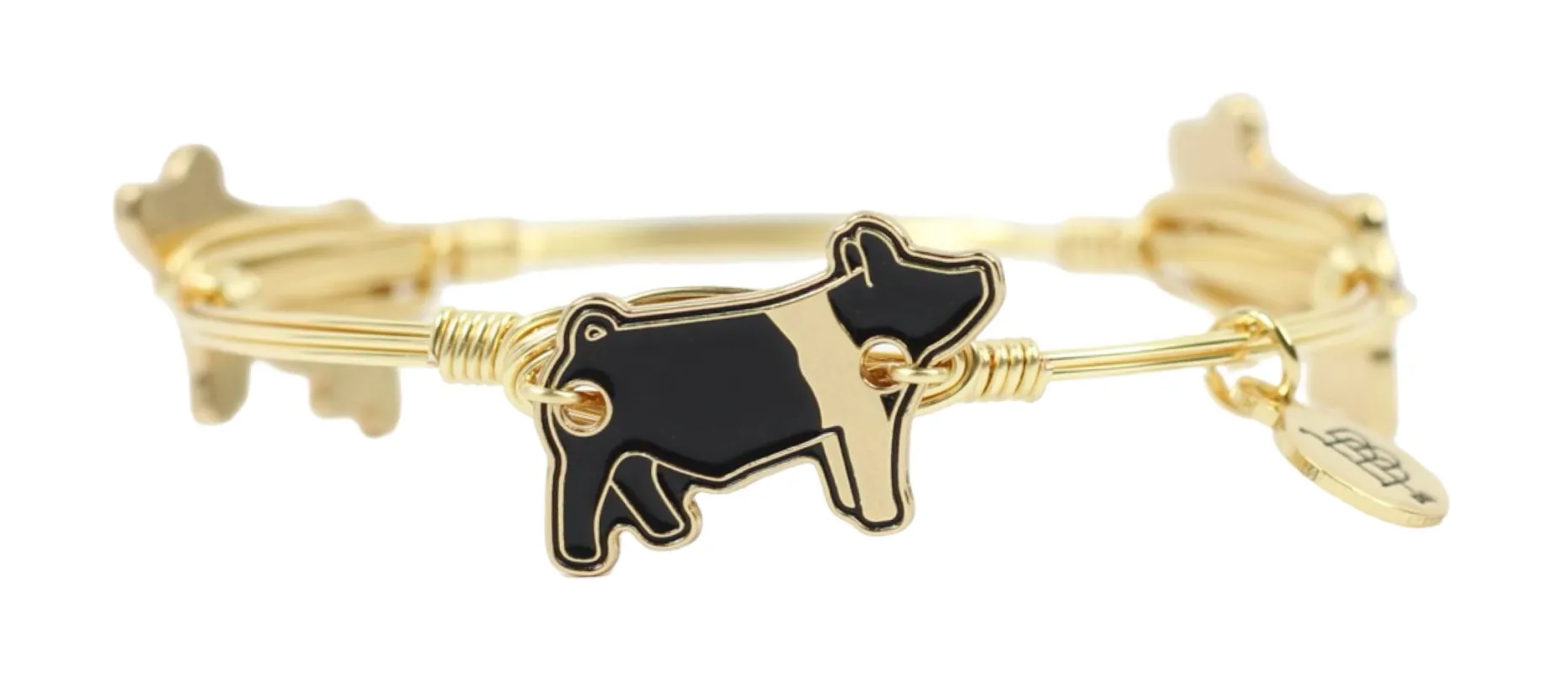 The Show Swine Bangle made by Bourbon and Bowties