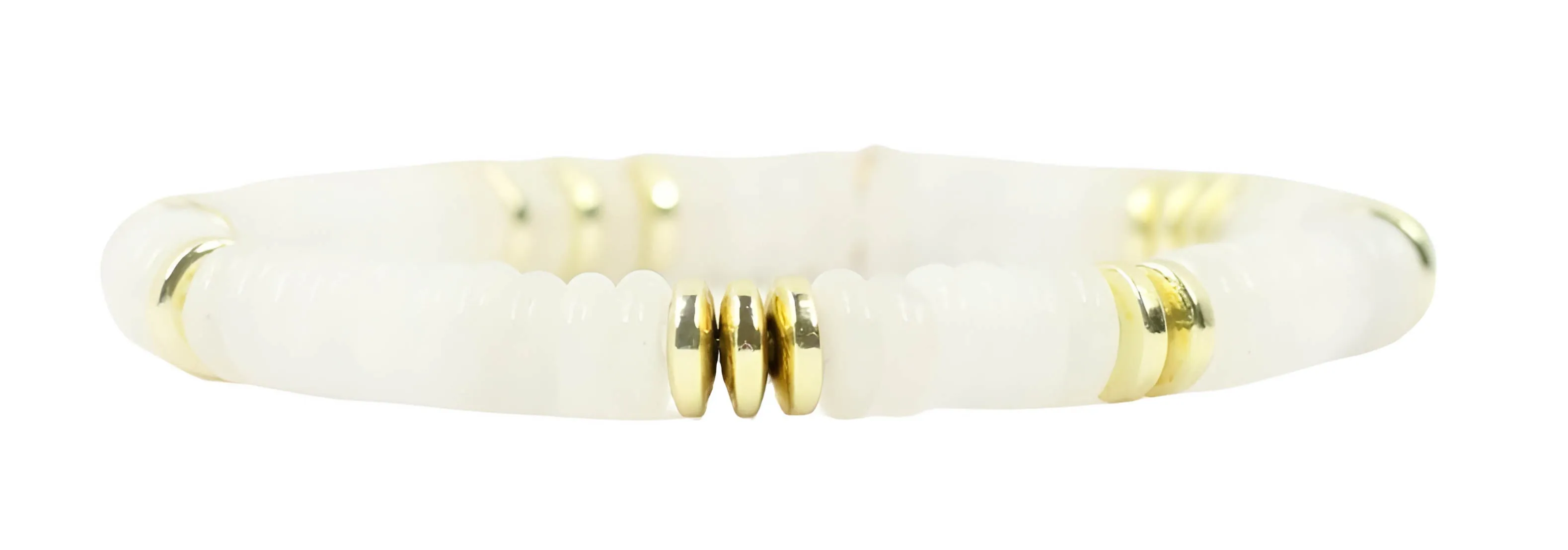 Annie Stretch Bracelet - Clouds sold by Bourbon and Bowties