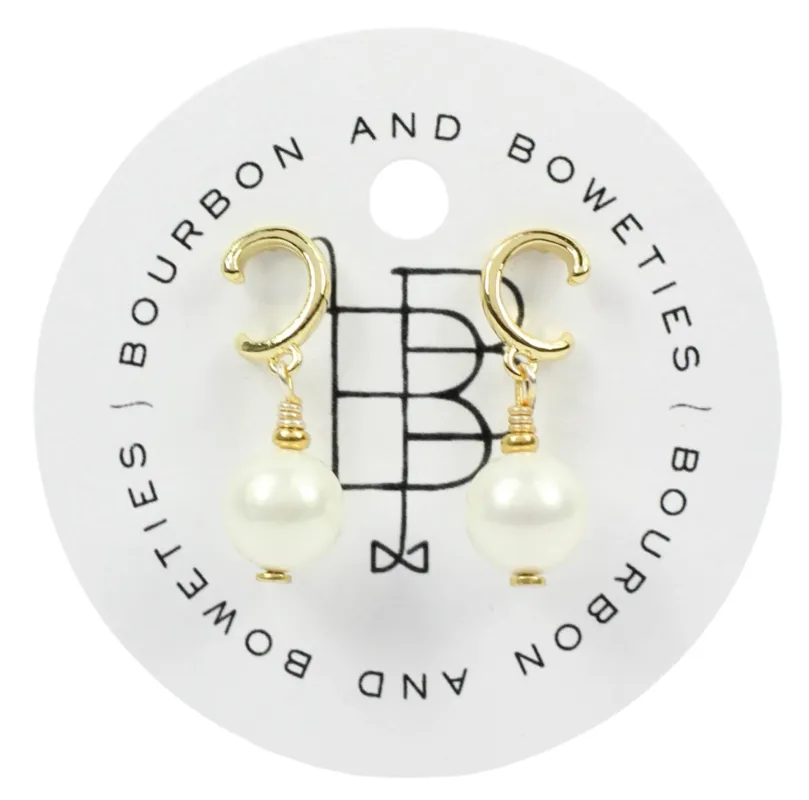 The LC Earring made by Bourbon and Bowties