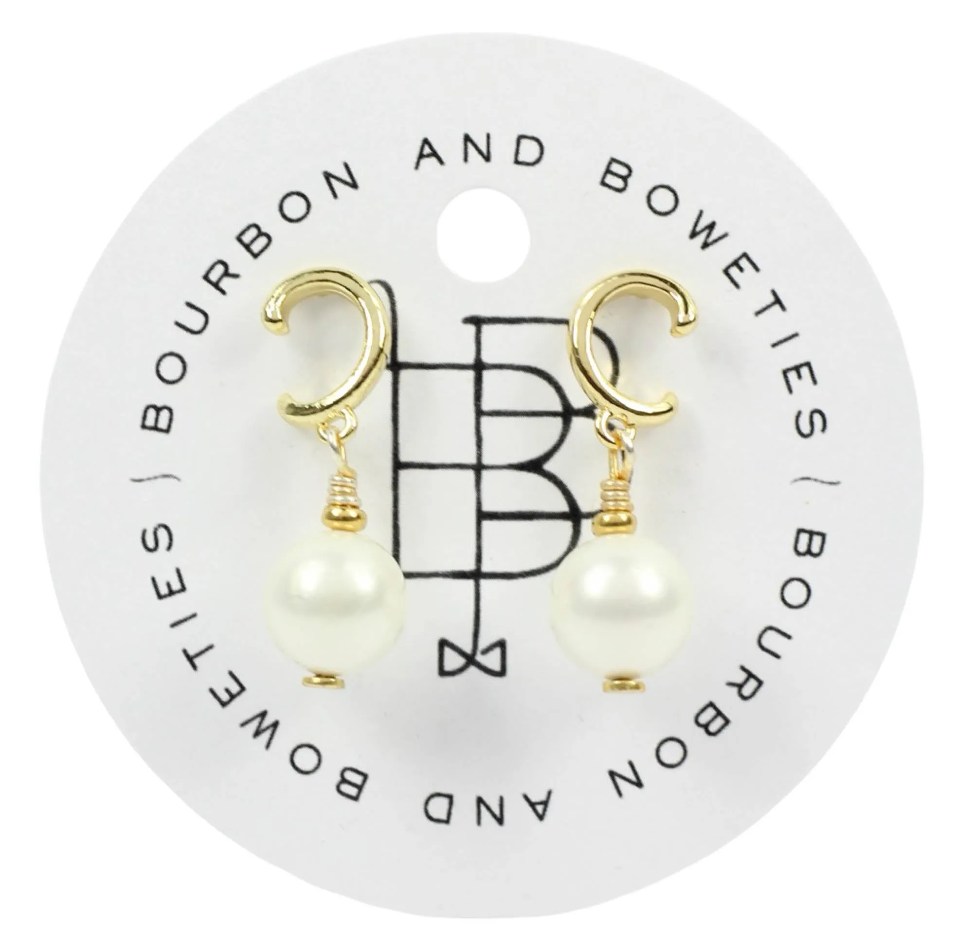 The LC Earring sold by Bourbon and Bowties