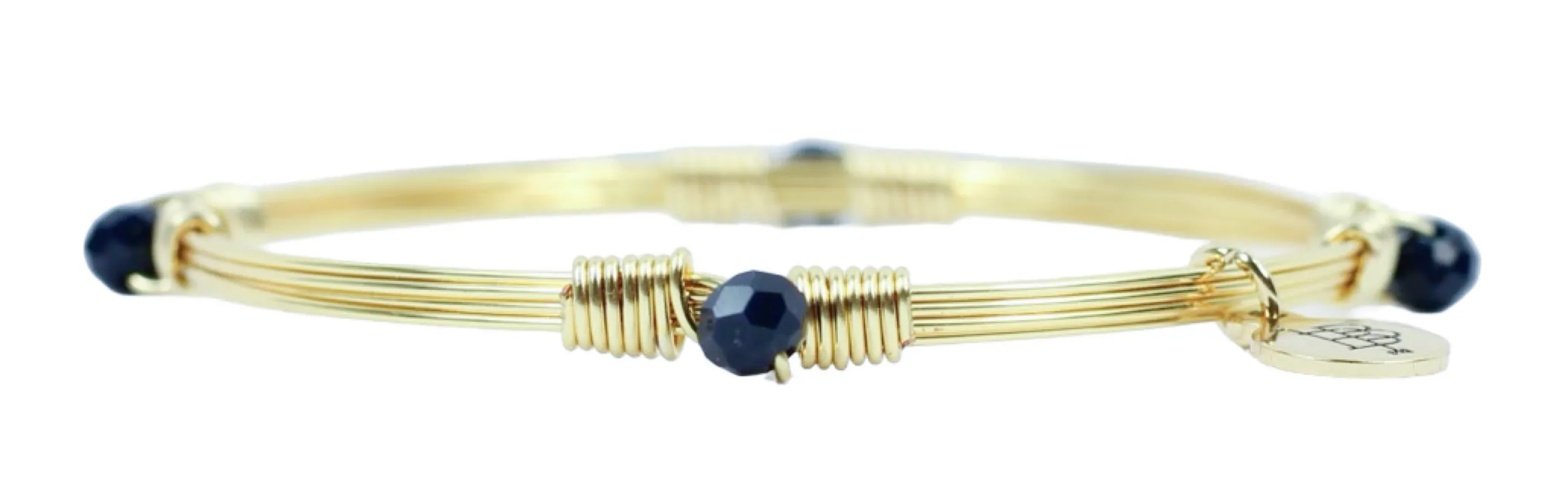 The Morgan Bangle - Navy made by Bourbon and Bowties
