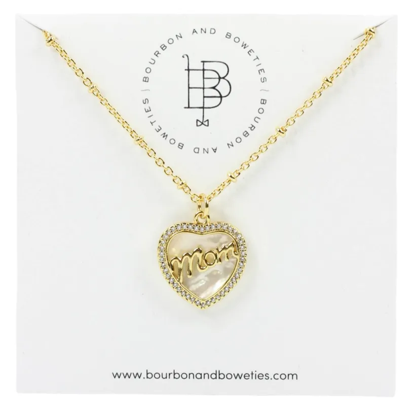 The Mom Necklace made by Bourbon and Bowties
