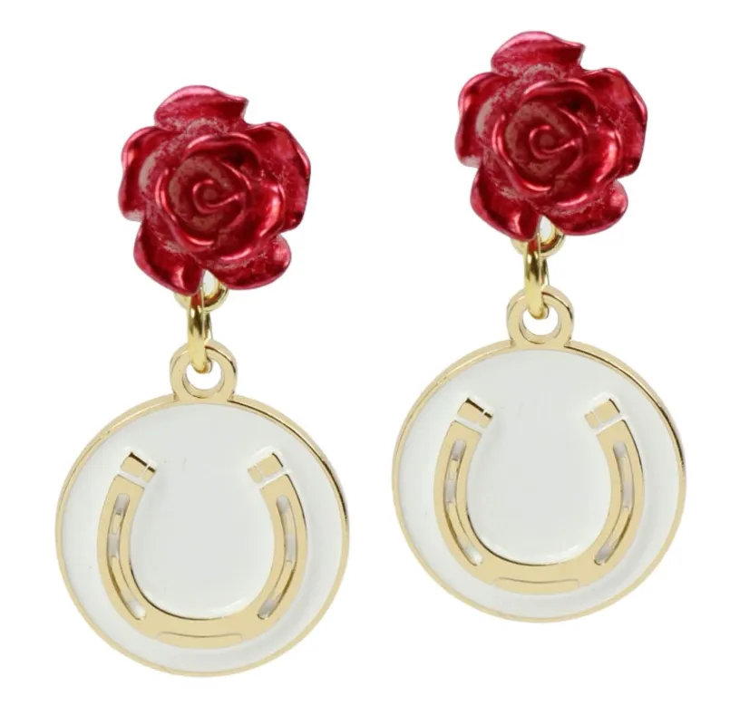 The Winner's Circle Earring made by Bourbon and Bowties