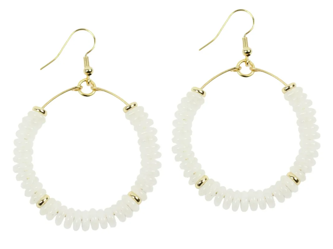 The Chloe Earring - Clouds made by Bourbon and Bowties