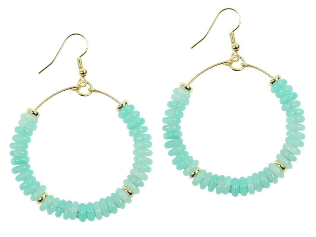 The Chloe Earring - Aqua made by Bourbon and Bowties
