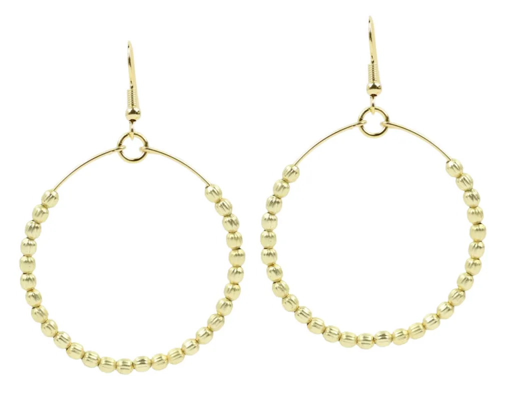 The Chloe Earring - Matte Gold made by Bourbon and Bowties