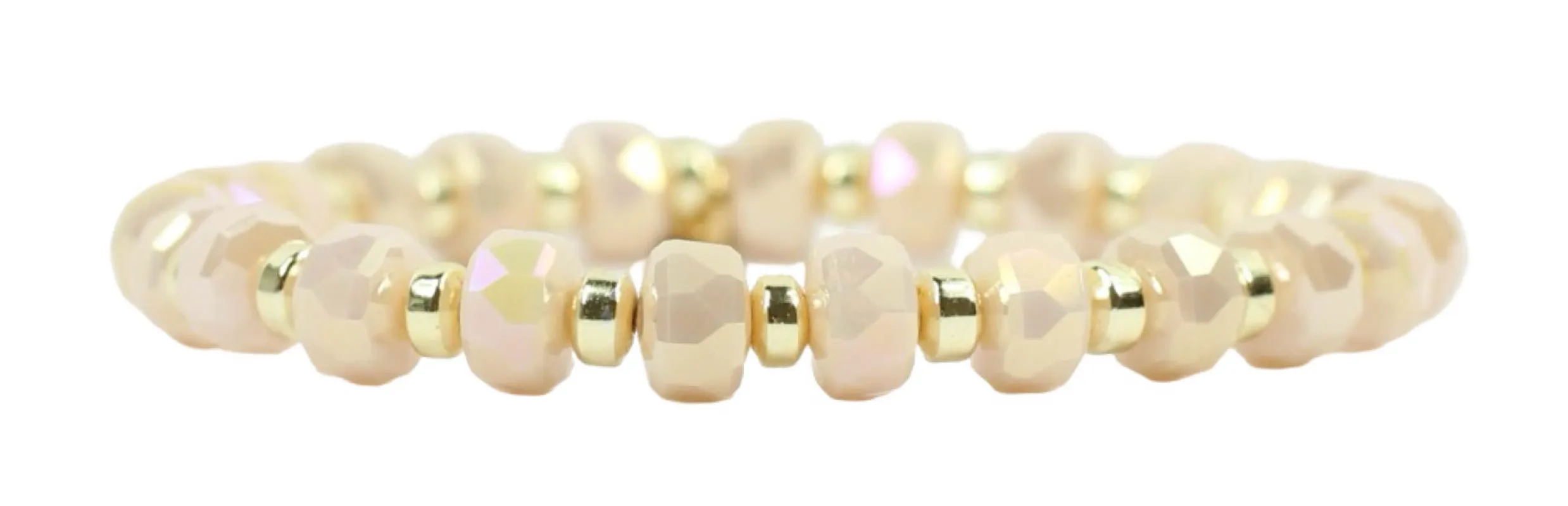 Annie Stretch Bracelet - Vanilla made by Bourbon and Bowties