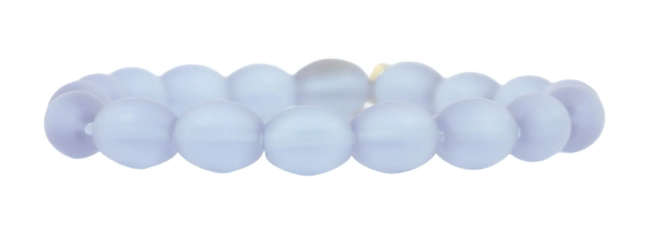 Stacker Stretch Bracelet - Periwinkle Seaglass made by Bourbon and Bowties